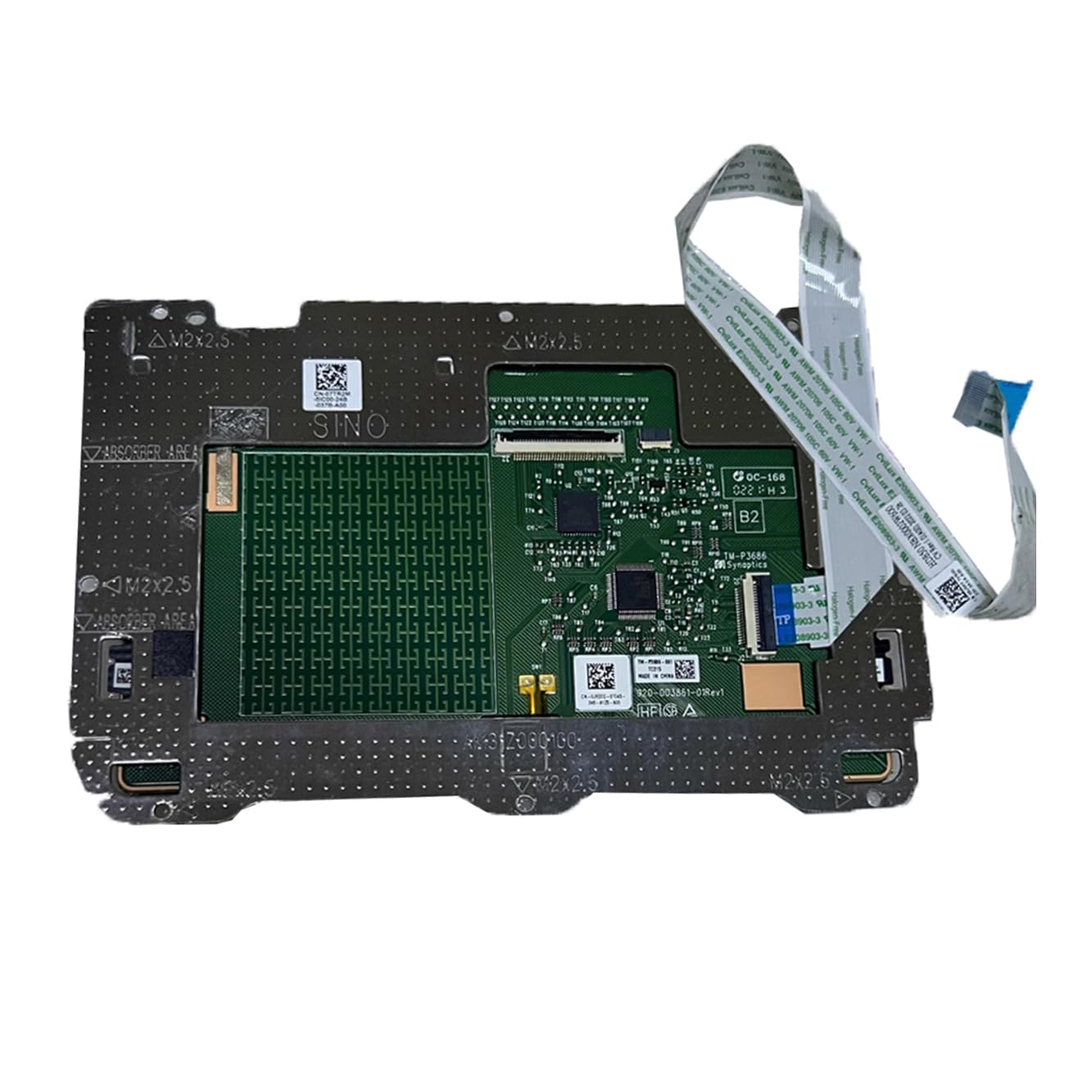 Touchpad per Laptop per dell Latitude 7520 7530 07TR2M 7TR2M 0JRDCG JRDCG TM-P3686-001 Nero Nuovo