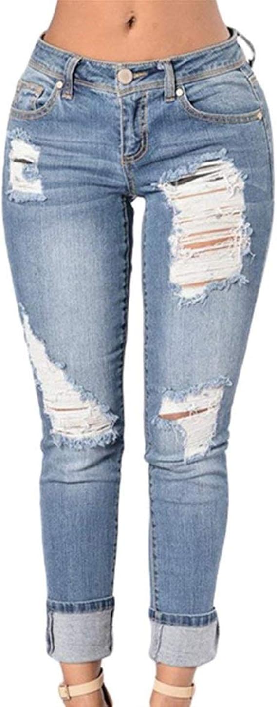 Jeans Zerrissen Damen