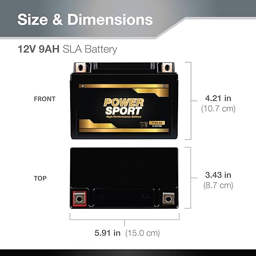 Miniatura 5 de ExpertPower Batería de repuesto YTX9-BS 12v 9ah para YUASA YTX9-BS