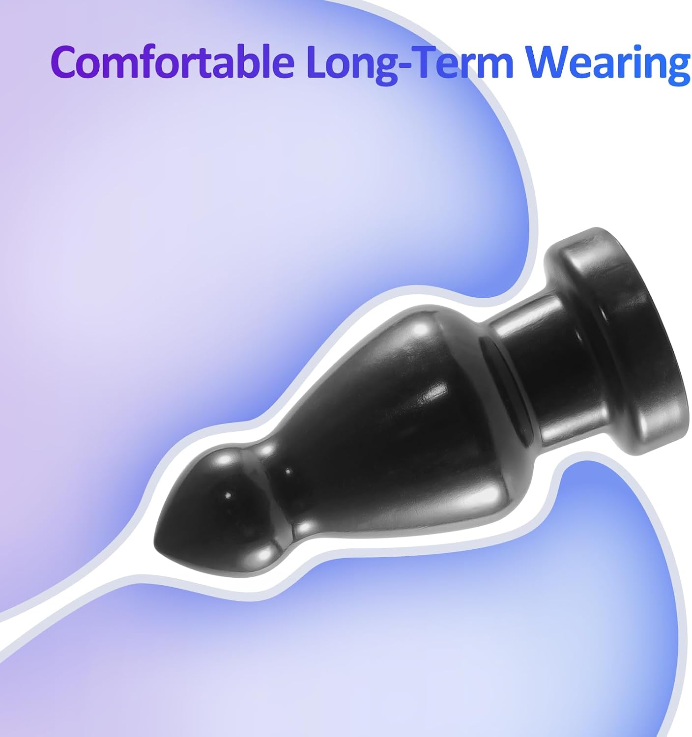 XL Huge Thick Anal Beads Butt Plug,6.7" Soft Anal Trainer Dildo,Anus Dilator Masturbator Sex Toys with Strong Suction Cup for Advanced Men Women Couple Gay