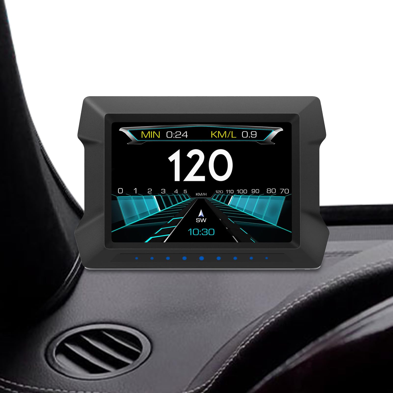Indicador De Inclinación para La Seguridad del Coche - Medidor De | Pendiente Preciso, Indicador De Pendiente Para Coche, Inclinómetro Digital Para Coche, Para Autos | Para Ver