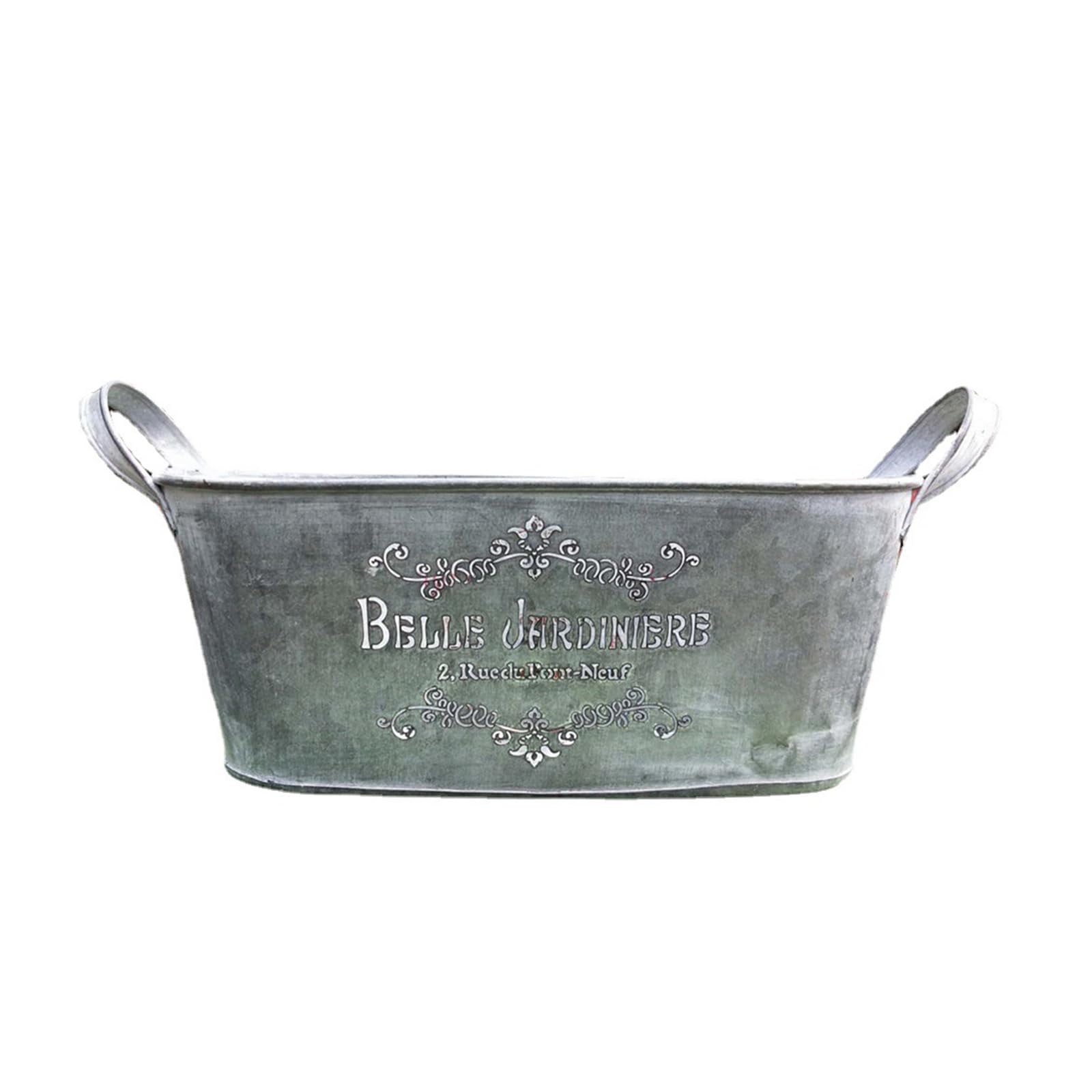Woedpez Planter Vintage Garden Decoration Decorative Gift Metal Flowerpot for Balcony Living Room Bedroom Yard Vintage Metal Bucket