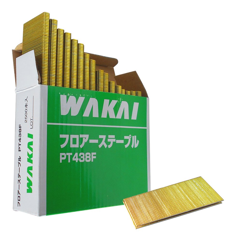 Amazon | WAKAI フロアー用ステープル 4mm幅 25mm 2,500本 PT425F