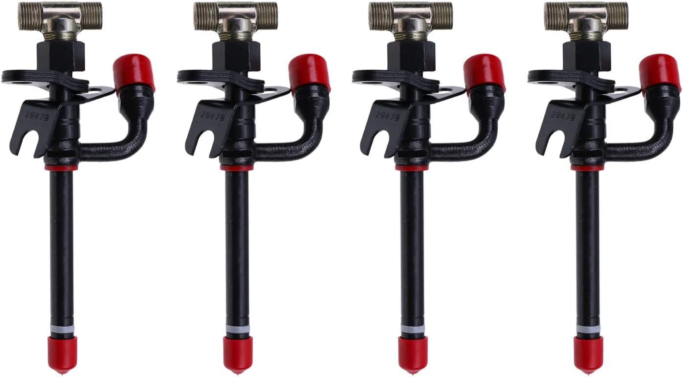 Fuel Injector 4Pcs RE38087 RE36939 Compatible with John Deer JD Loader Log Skidder 1165 1175 1175H 3029D 4039D 4045D 3300 3300X 3400 3400X