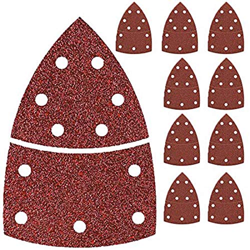 40 Sanding Sheets Detail 150 x 102mm Palm Sander 60 80 120 240 Grit NANDEYIBI