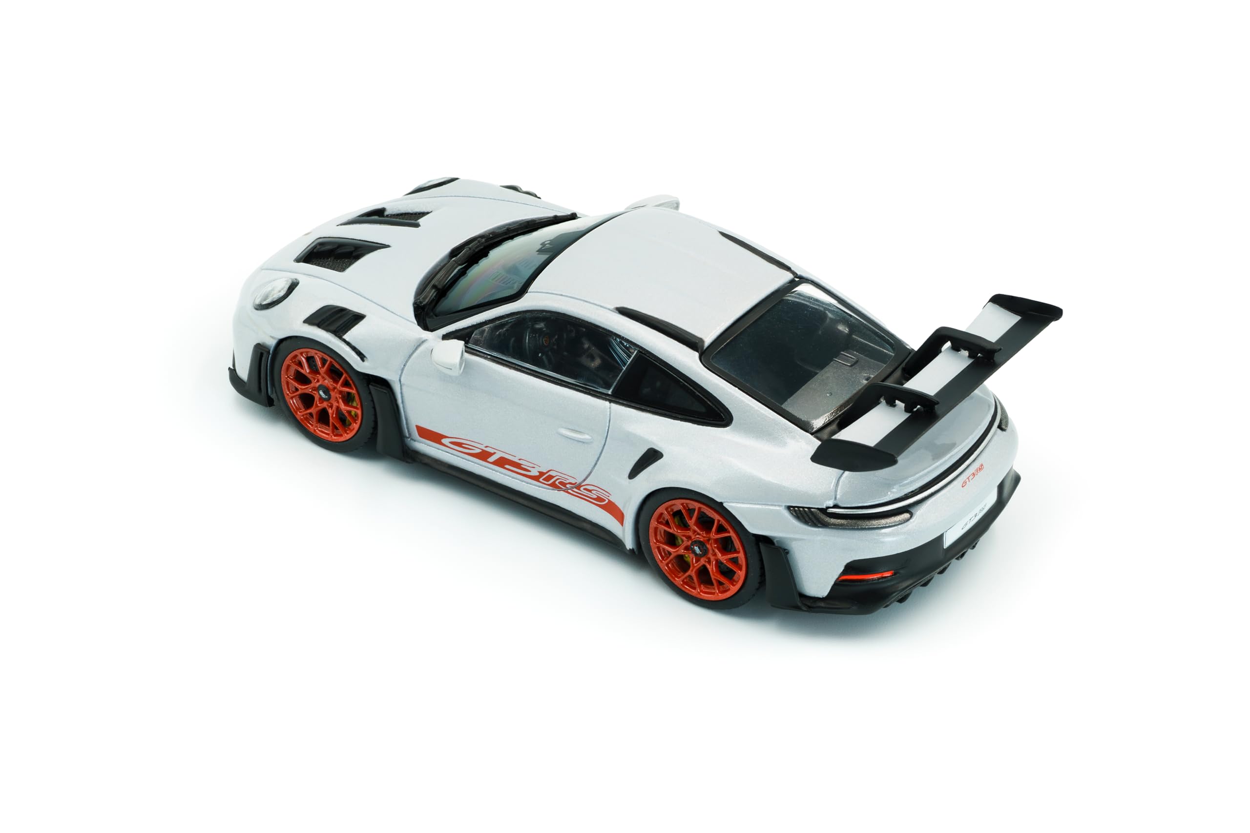 1:43 Porsche 911 (992) GT3 RS Ice Grey Metallic W/PYRO Red 2023