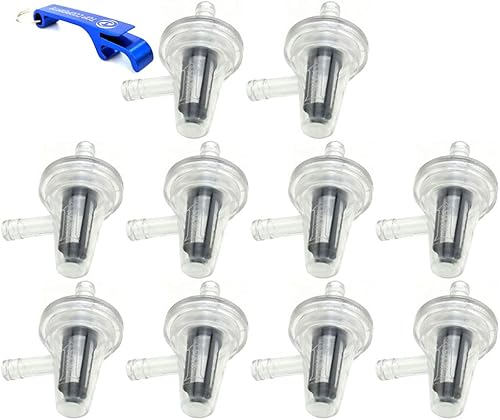 TC-Motor Filtro de combustible de gas para 14 "516" manguera para HondaYamahaSuzukiATV Quad UTV Dirt Bike Scooter Moto de nieve Go Kart Mini