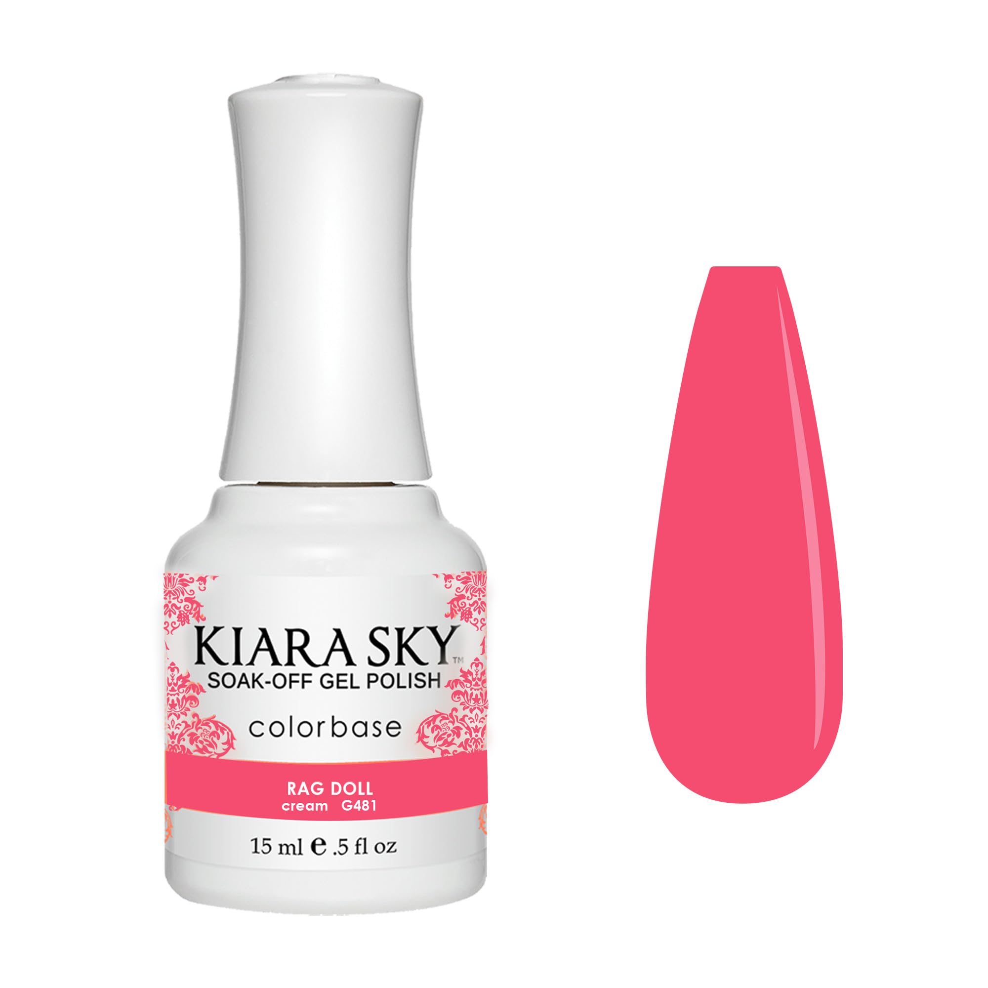 Kiara Sky Professional Nails LED UV Soak Off Gel Polish - Rag Doll G481