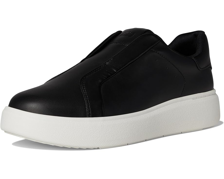 FitFlop Rtg Leather Laceless Sneakers - Front View