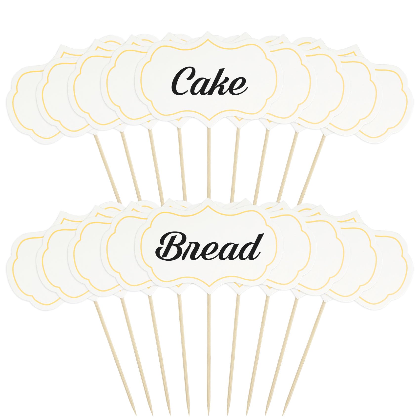 Cheese Markers for Charcuterie Board, 50 Pcs Food Labels for Party Buffet Cupcake Toppers Charcuterie Boards Accessories Charcuterie Labels Blank Toothpick Flags for Wedding Birthday Party Decor White