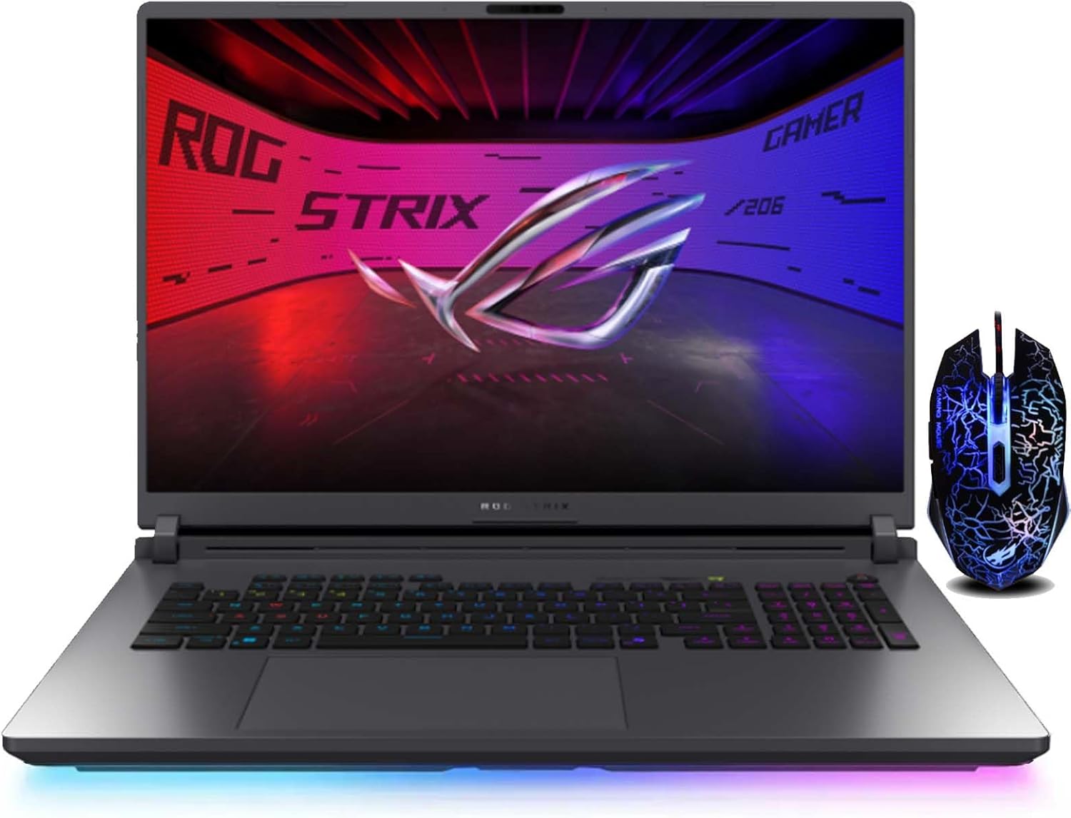 ASUS ROG Strix G18 (2025) Gaming Laptop, 18″ 2.5K 240Hz 16:10 Display Laptop, NVIDIA GeForce RTX 5080, Intel Core Ultra 9 275HX, 64GB DDR5 RAM, 8TB M.2 PCIe SSD, WiFi 7, Win11 Pro – Eclipse Gray ASUS ROG Strix G18 (2025) Gaming Laptop, 18″ 2.5K 240Hz 16:10 Display Laptop, NVIDIA GeForce RTX 5080, Intel Core Ultra 9 275HX, 64GB DDR5 RAM, 8TB M.2 PCIe SSD, WiFi 7, Win11 Pro – Eclipse Gray