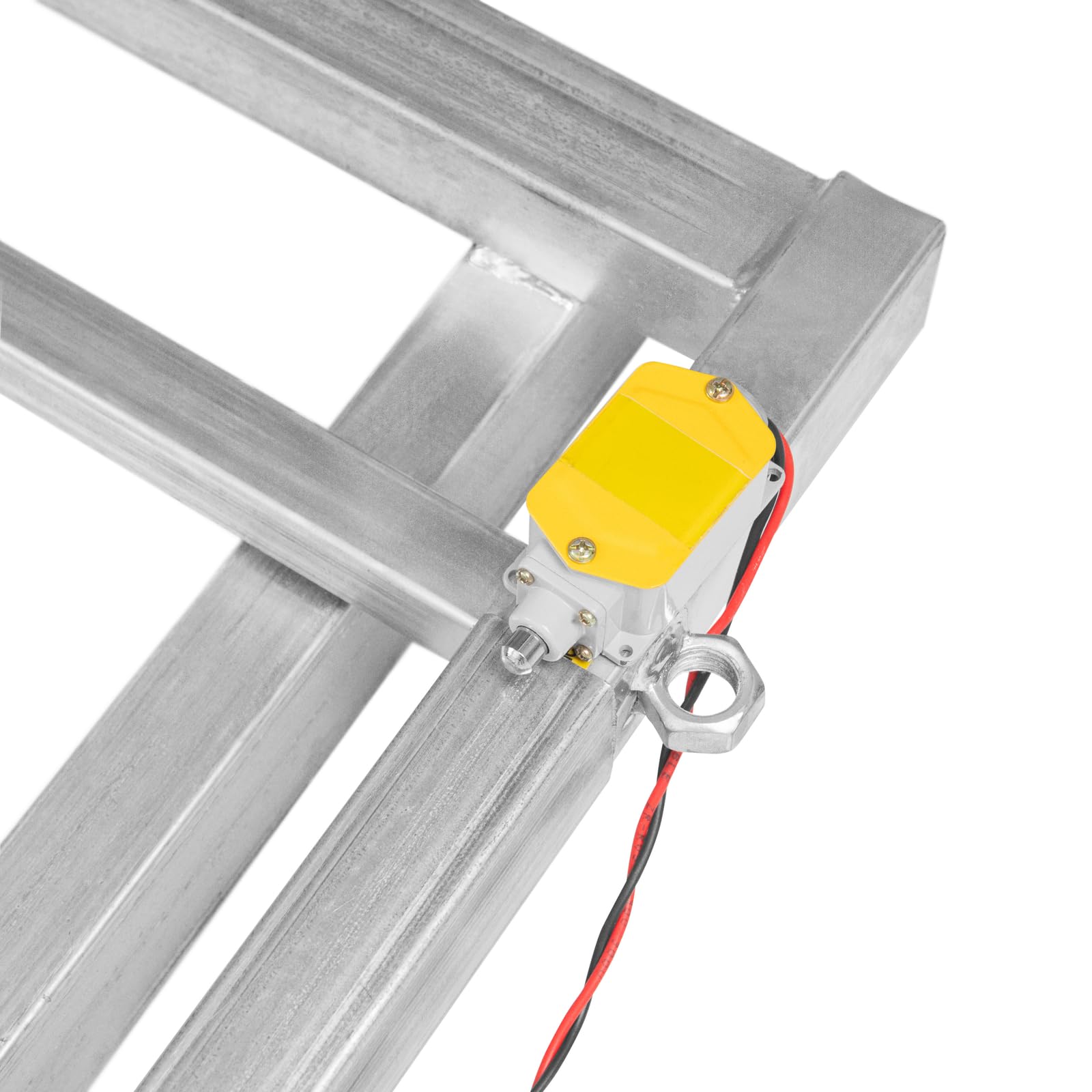 MSW Elevador de tejados 15 m hasta 200 kg 1500 W 12 m/min 150 x 70 cm Diseño Vertical también para Tejados Planos Ascensor de construcción Elevador de escalera Elevador de techo