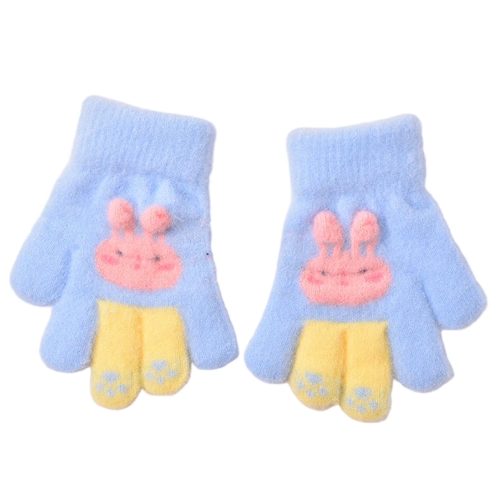 MICFENY Adorable Rabbits Shaped Gloves For Handwear Easy Clean Winter Essential