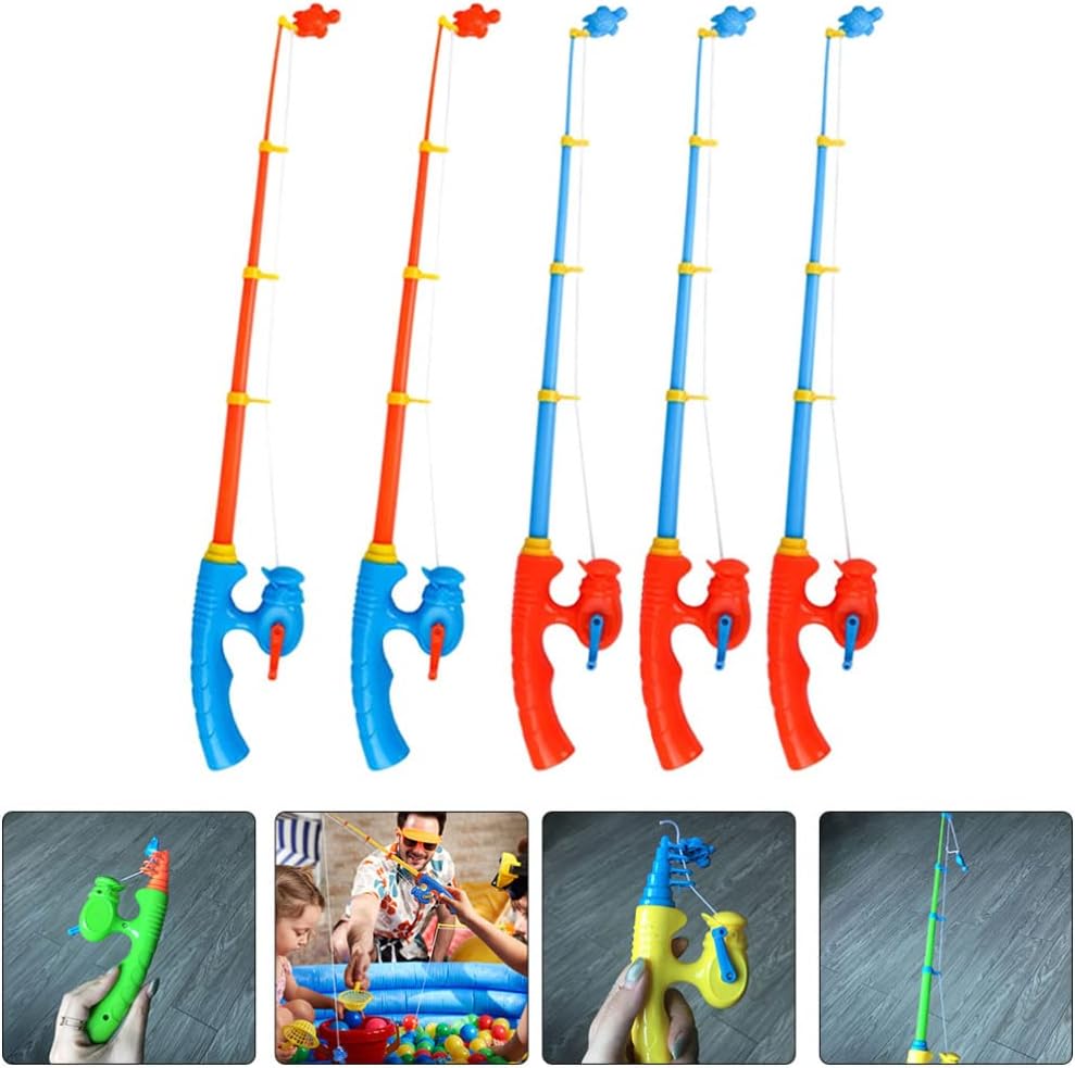 Zerodeko Kids Poles Set of 5 Toy Rods for Toddlers and Children Lightweight Portable Accessories for Hand-Eye Coordination and Early Education Play
