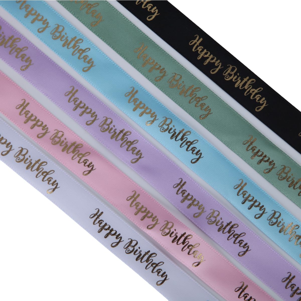 Snapklik.com : Meseey Happy Birthday Ribbon Birthday Cake Decorations ...