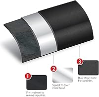 Vista 5 de MaxMate 3.5" Barra de Nerf Ovalada Estribos Laterales Compatibles con 2007-2018 Chevy Silverado GMC Sierra 1500; 2007-2019 2500 3500HD; 2019