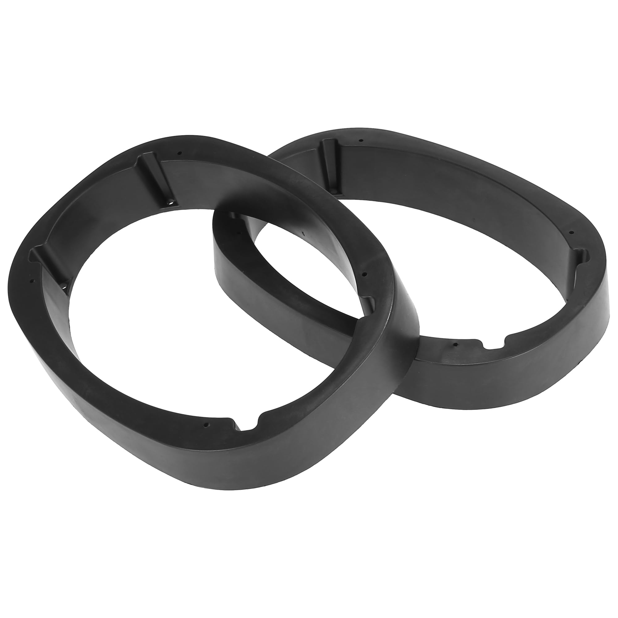 X AUTOHAUX 2 pezzi adattatore distanziatore per altoparlante auto per 6 "x9" in plastica 46 mm di spessore