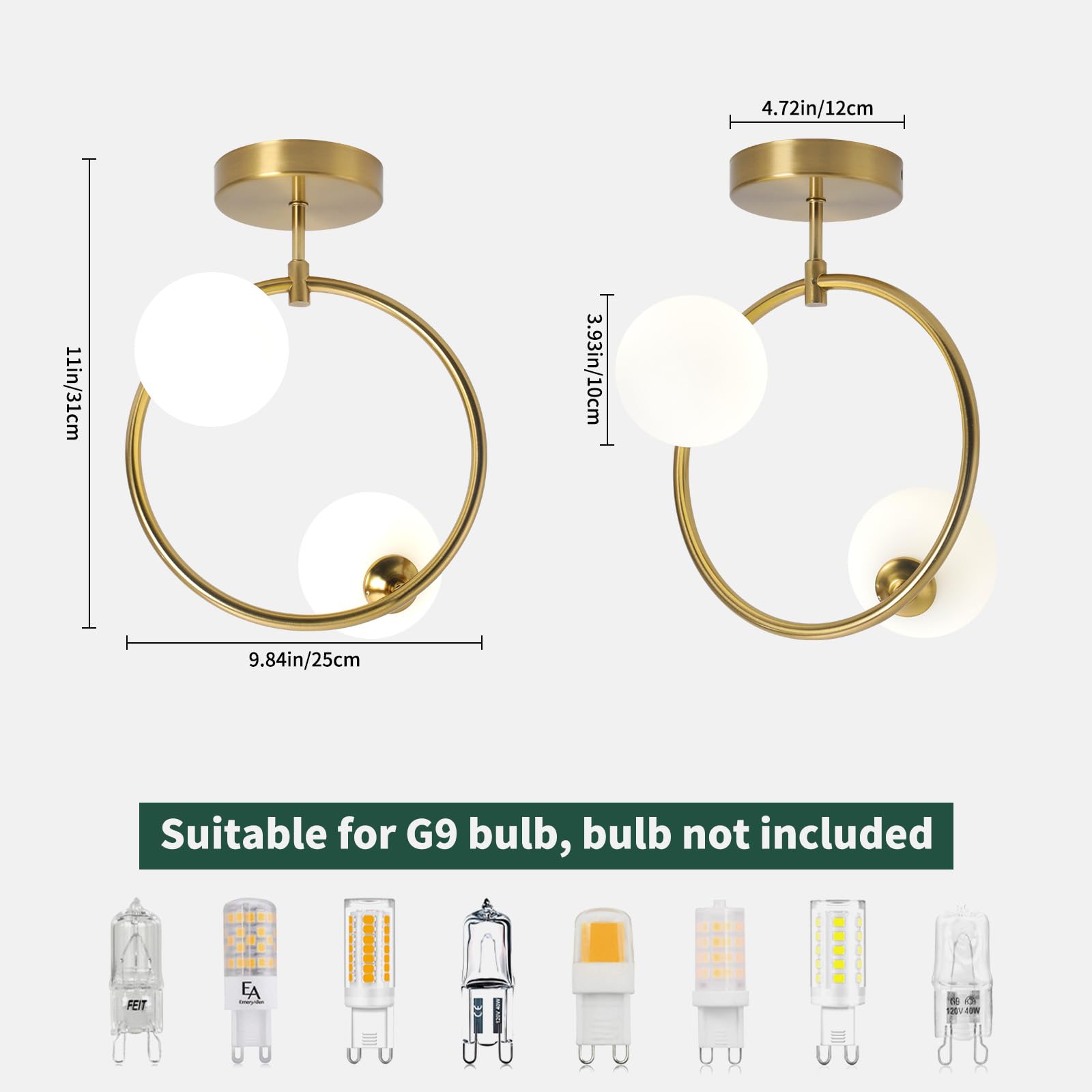 Hudi Fyier Modern Ceiling Lighting Fixtures - Image 2