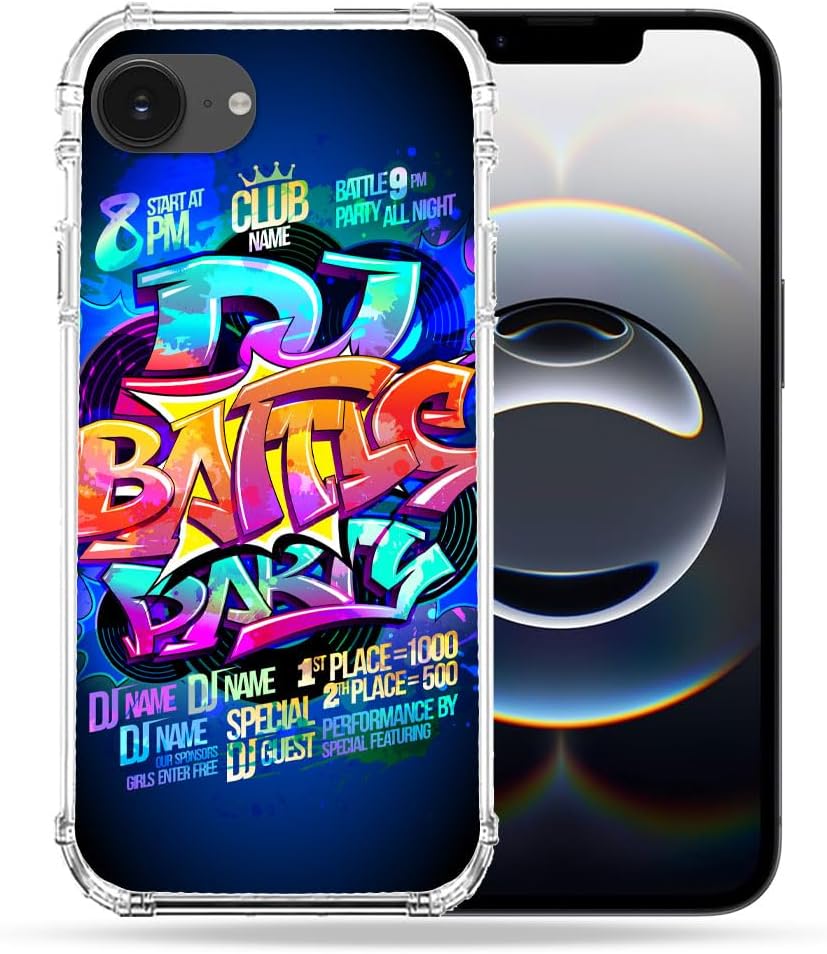 Cokitec Street Art Rap Reinforced Case for iPhone 16e Multicoloured