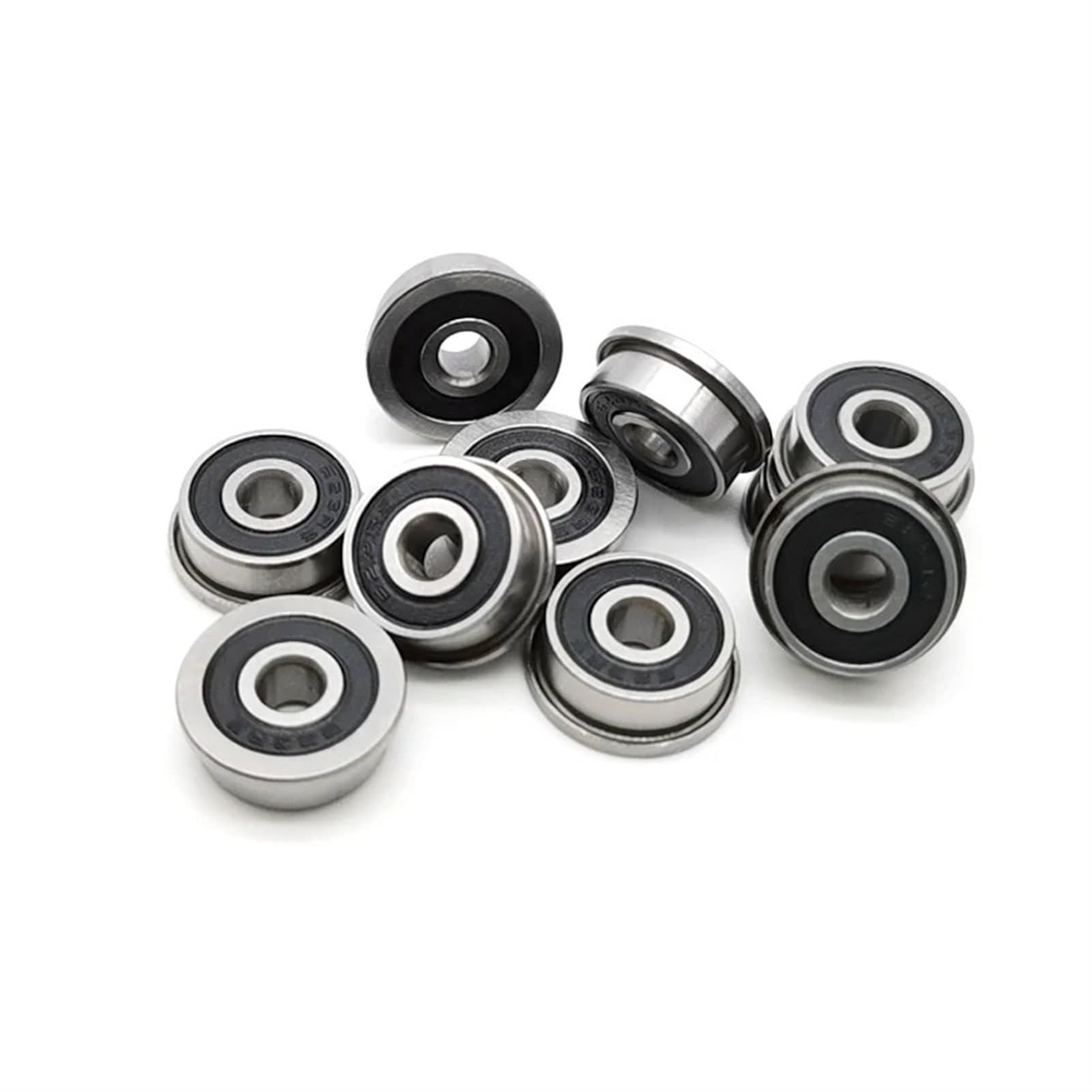 Cuscinetti a sfere a gola profonda Cuscinetto F625RS 5 * 16 * 5 mm ABEC-7 10 pezzi, cuscinetti a sfera con flangia F625-2RS, utilizzo nei giunti XY dei tenditori delle unità di azionamento A/B