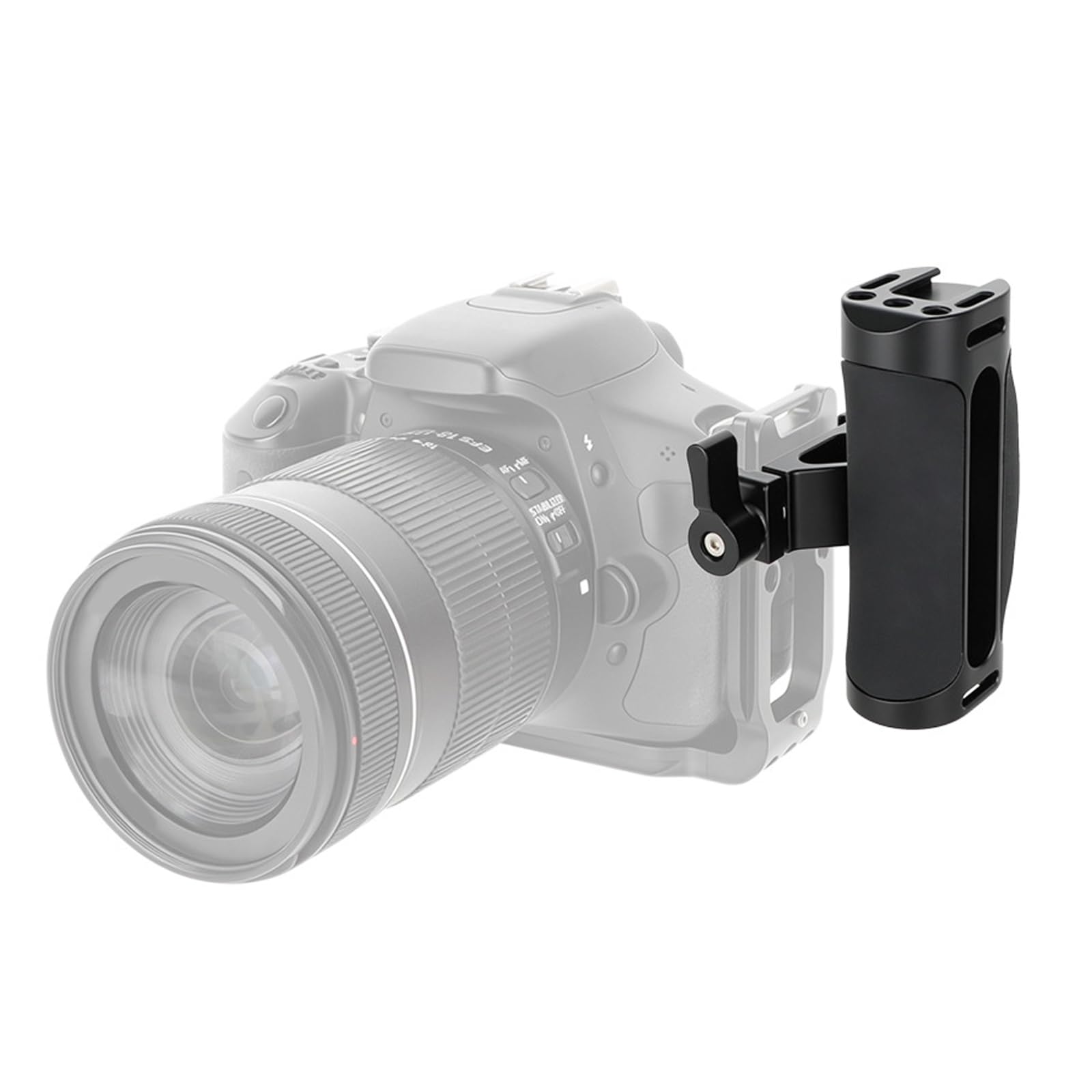 Impugnatura ergonomica laterale con attacco a vite da 1/4" per fotocamera DSLR Cage impedisce scivolamenti accessori di montaggio facili Gabbia per fotocamera maniglia laterale