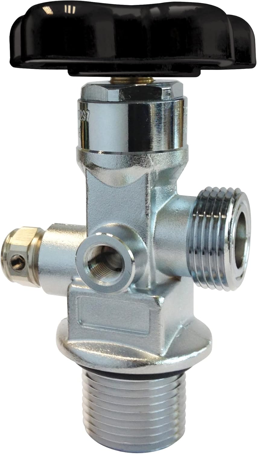 HIGH FLOW Nitrous Oxide Bottle Valve for 10 lb, 15 lb, 20 lb Nitrous Racing