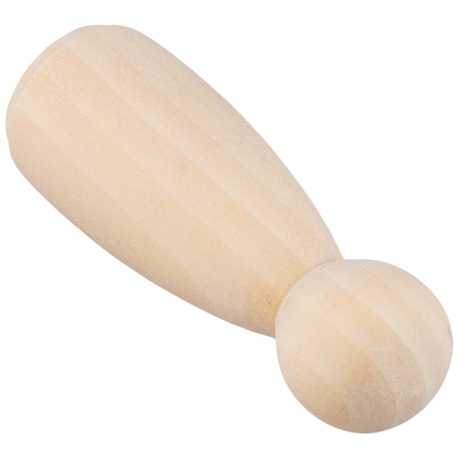 40 figuras de madera para pintar, 75 mm, figuras de madera sin terminar, para manualidades, decoración