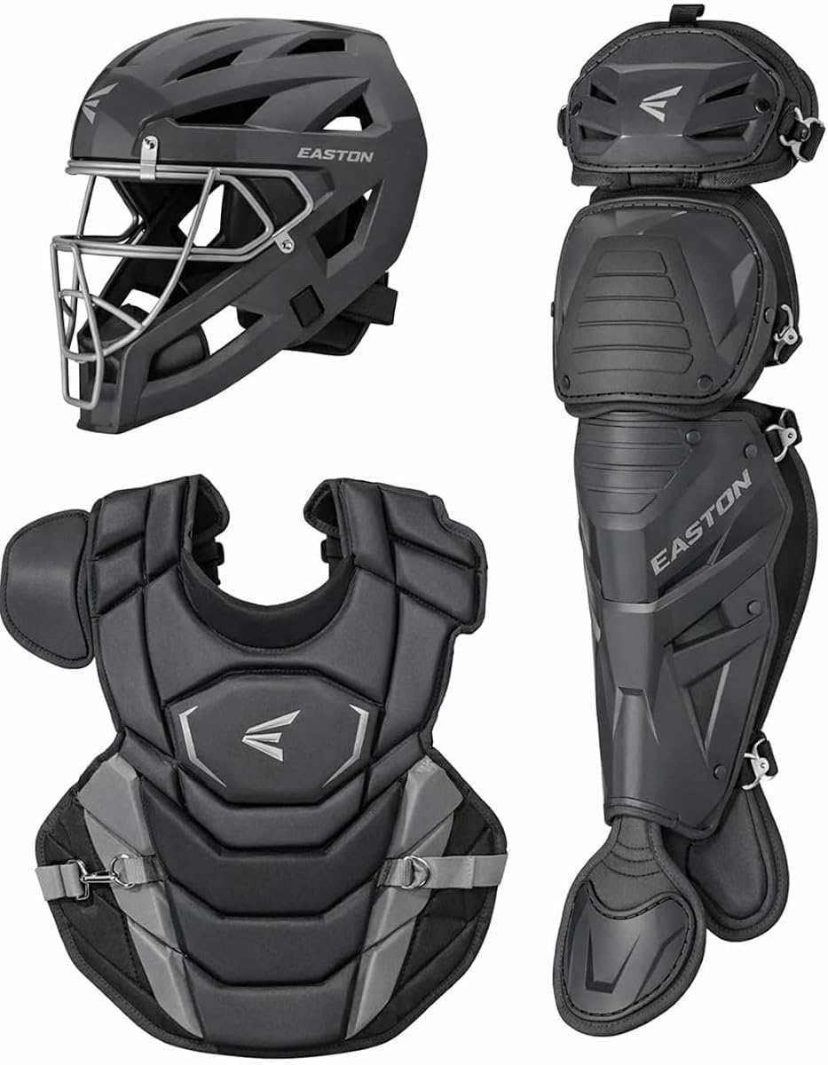Phenom Series Catcher’s Set | NOCSAE Certified | Adult, Intermediate, Youth Sizes | Multiple Colors (Charcoal, Youth)