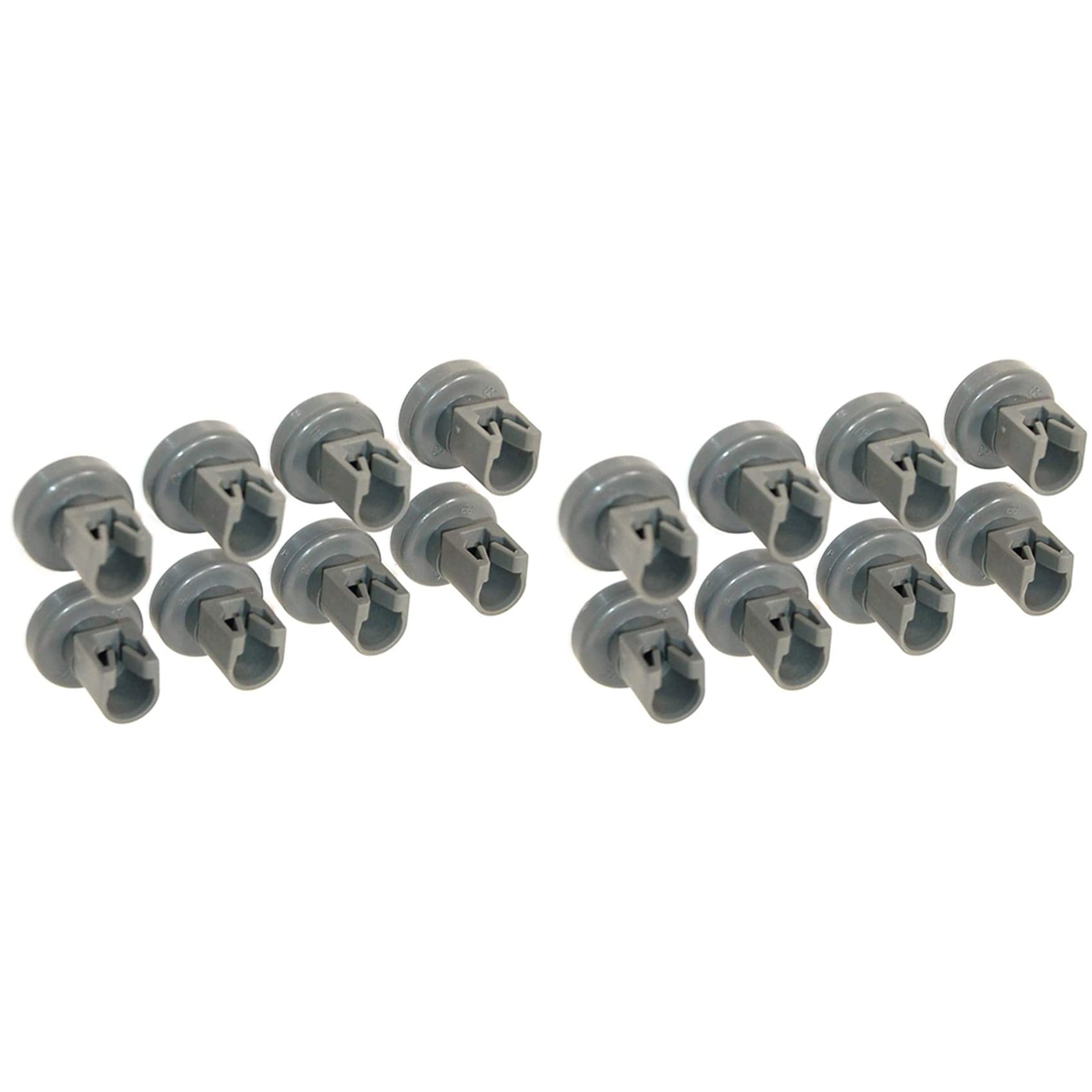 Hndhbfgrt 16PCS Dishwasher Basket Wheel for Favorit Privileg Dish Washer Kits Accessories