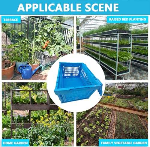 Inground Wurm-Komposteimer, zusammenklappbarer Komposteimer mit Löchern und Deckeln, Gartenkomposter für Hochbeete, Heimkompostiersystem