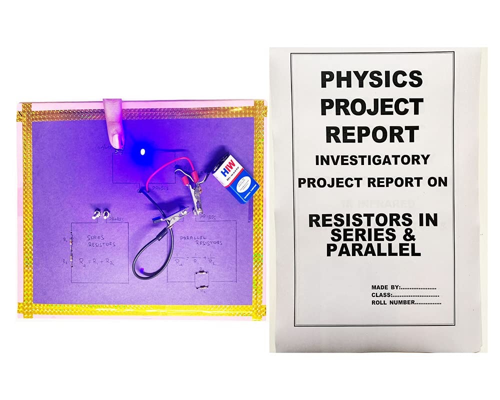 Series and Parallel Resistance Readymade Physics Working Investigatory Project & Model for School & College with Blue Indicator LED Light (Printed Report Included) (B099QYG4SB) Amazon Price History, Amazon Price Tracker