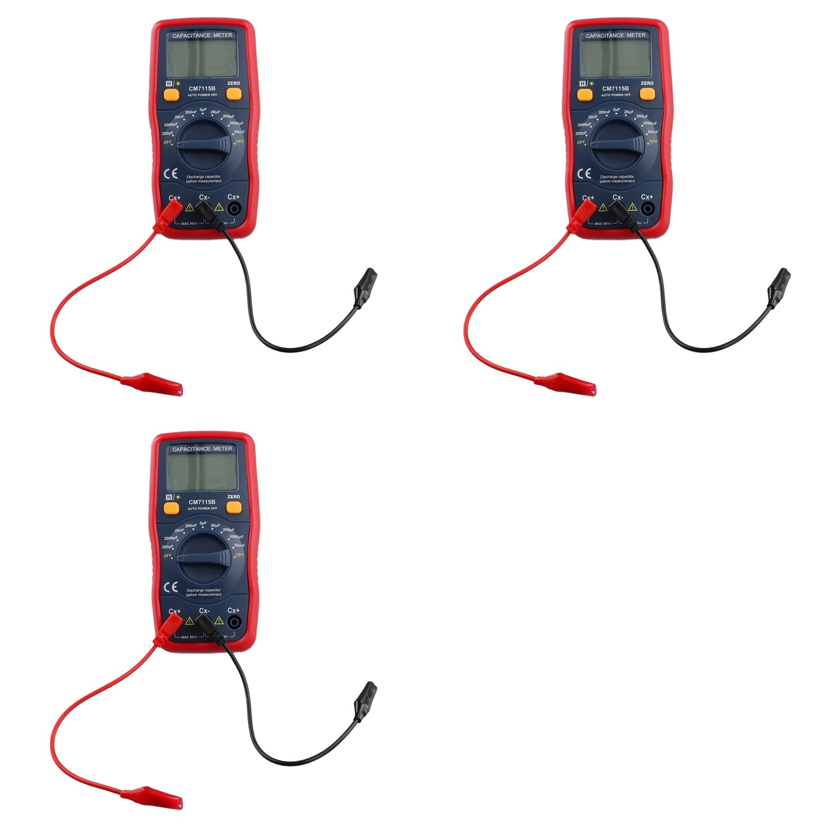 Jnchdghwa As Shown 3X Digital Capacitor Cm7115b Test Capacitance Meter Digital Capacitance Meter No Discharge Capacitance Meter