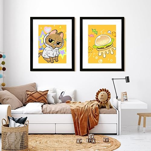 Miniatura 3 de Marco de 24 x 24 pulgadas, marco negro de 24 x 24 pulgadas con paspartú de 20 x 20 pulgadas, para colgar en la pared, elegante simplicidad, paquete