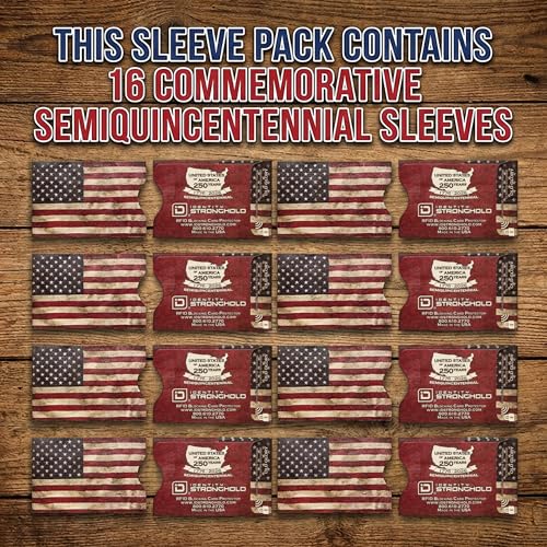 Image of RFID Blocking Credit Card Sleeve Protectors - USA Made Slim Wallet Inserts for Credit Cards, Debit Cards & ID Protection (16, Red)