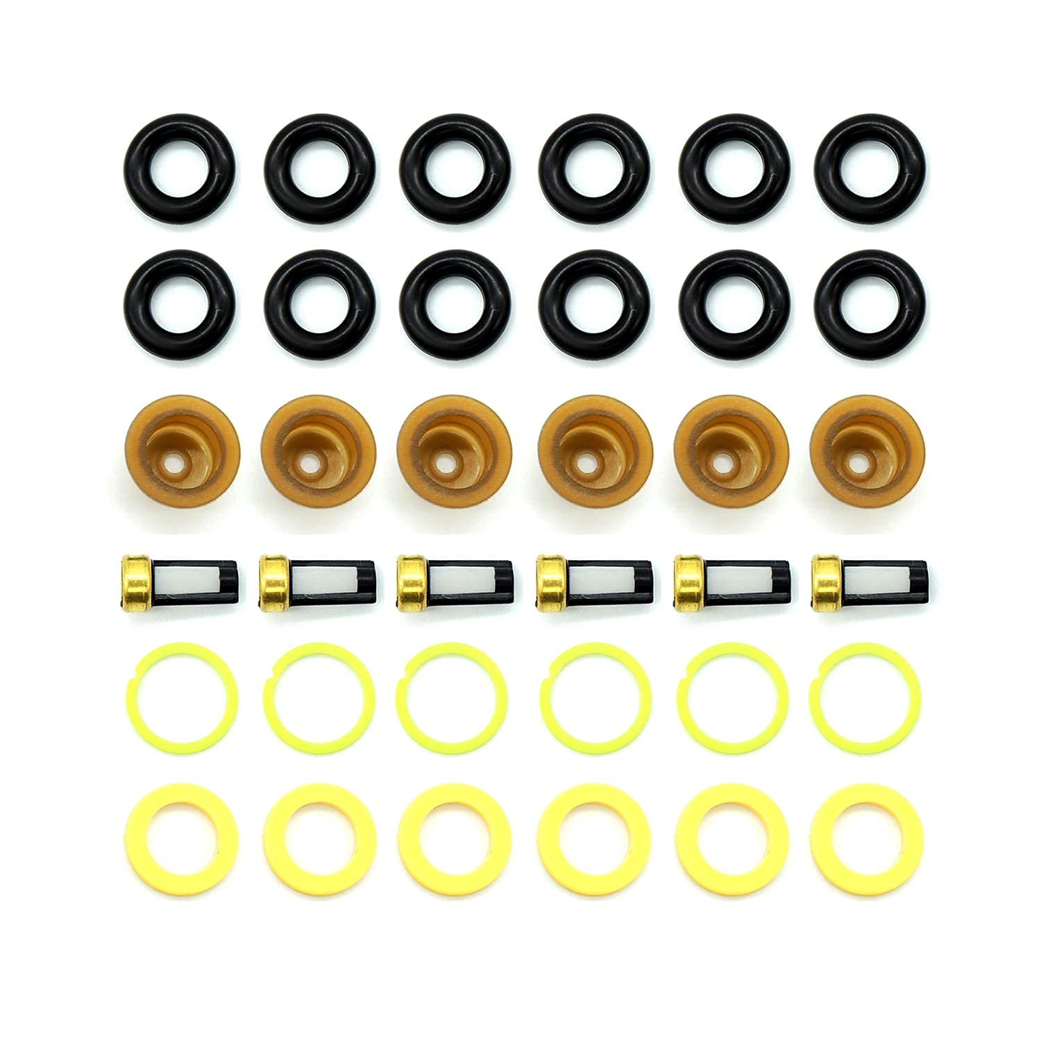 HiSport Fuel Injector Rebuild Service Kits for Universal EV1 Engines