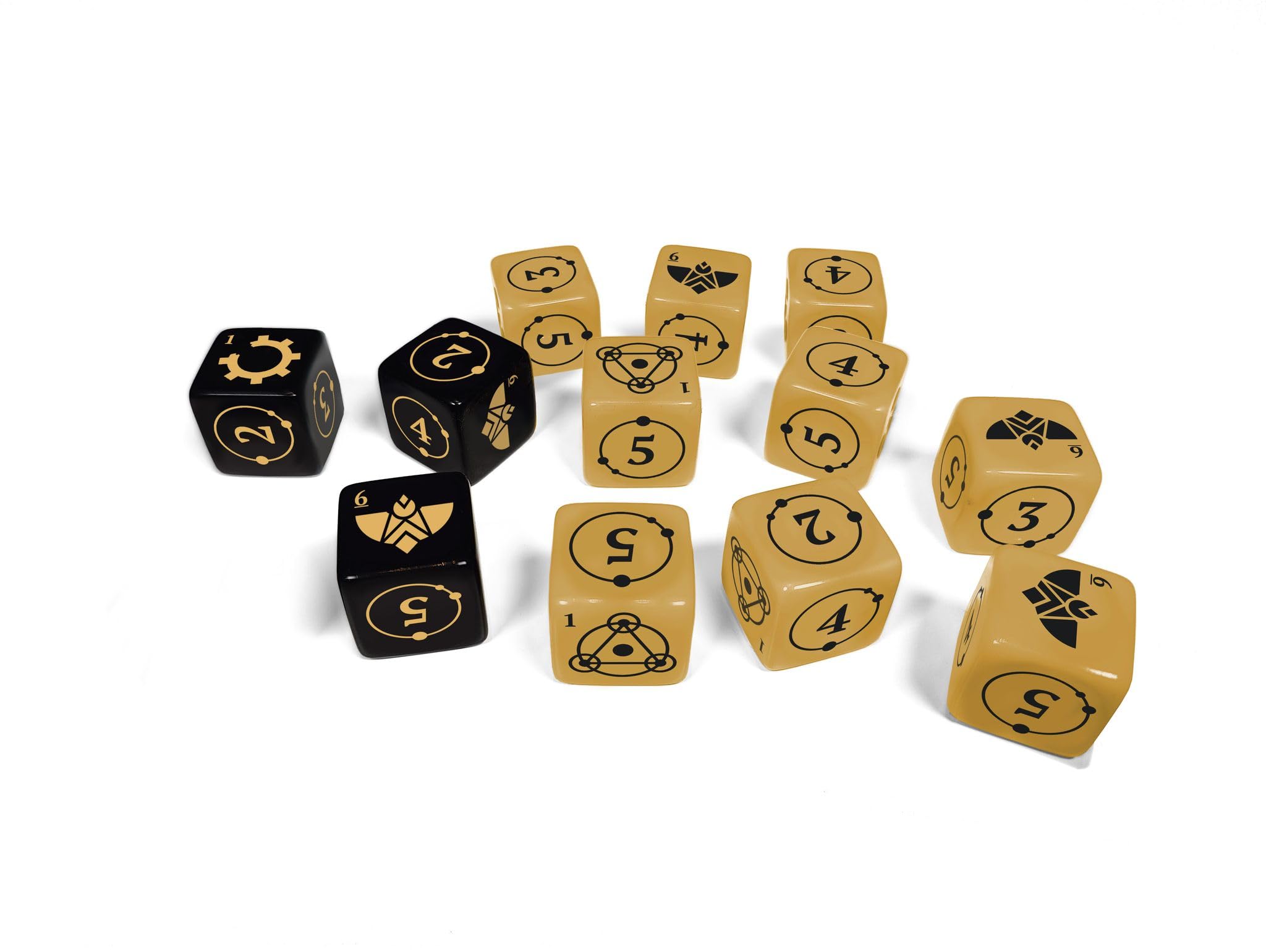 Free League Coriolis: The Great Dark Dice Set - 12 Custom Engraved Dice for Space Exploration โ image 1