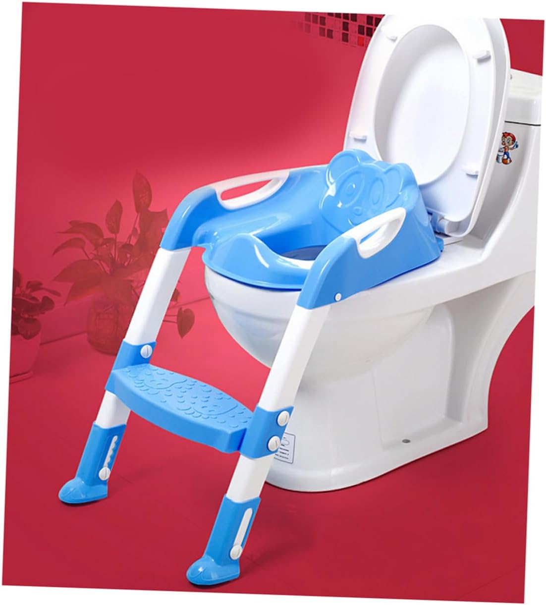 ERINGOGO Baby Potty Training Seat Step Ladder Children's Toilet Independent Training