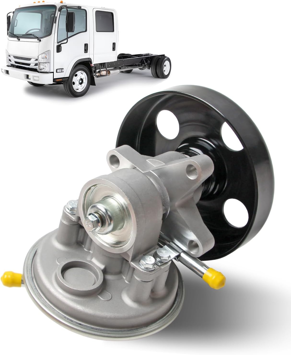Vacuum Pump Kit with Pulley Fit for Isuzu NPR NPR-HD Gas V8 L96 LQ4 LY6 MPI LQ4 L05 L31 1995-2019 Replace 8972410351 904-862 904862 97241035 8-97241-035-1
