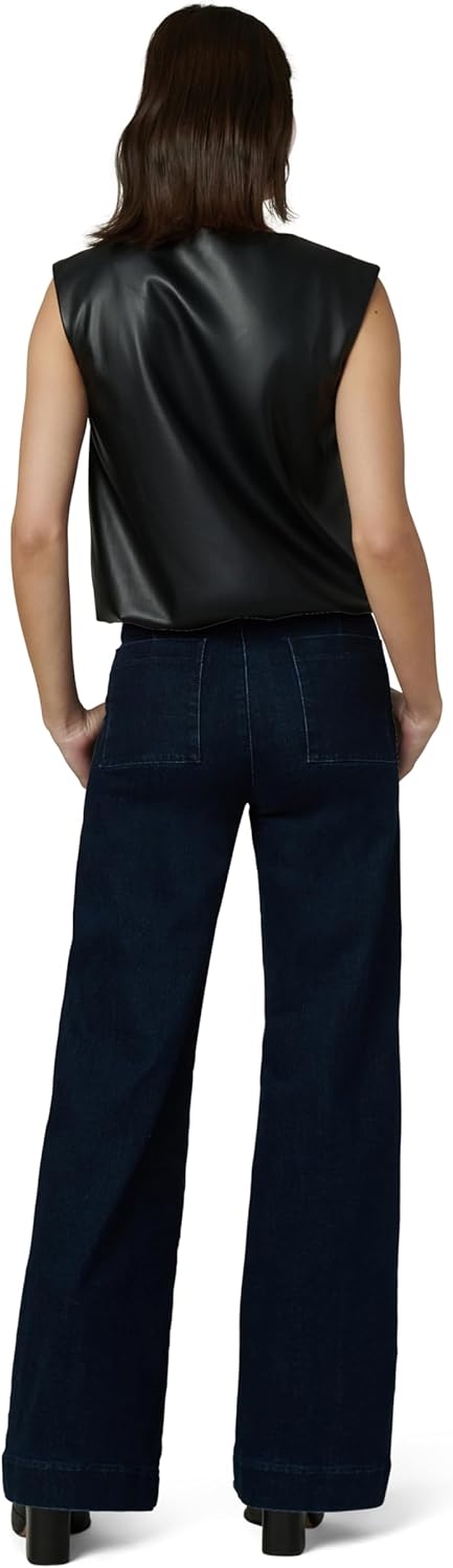 Joe's Womens The Mason High Rise Wide Leg Denim Trouser - Image 7