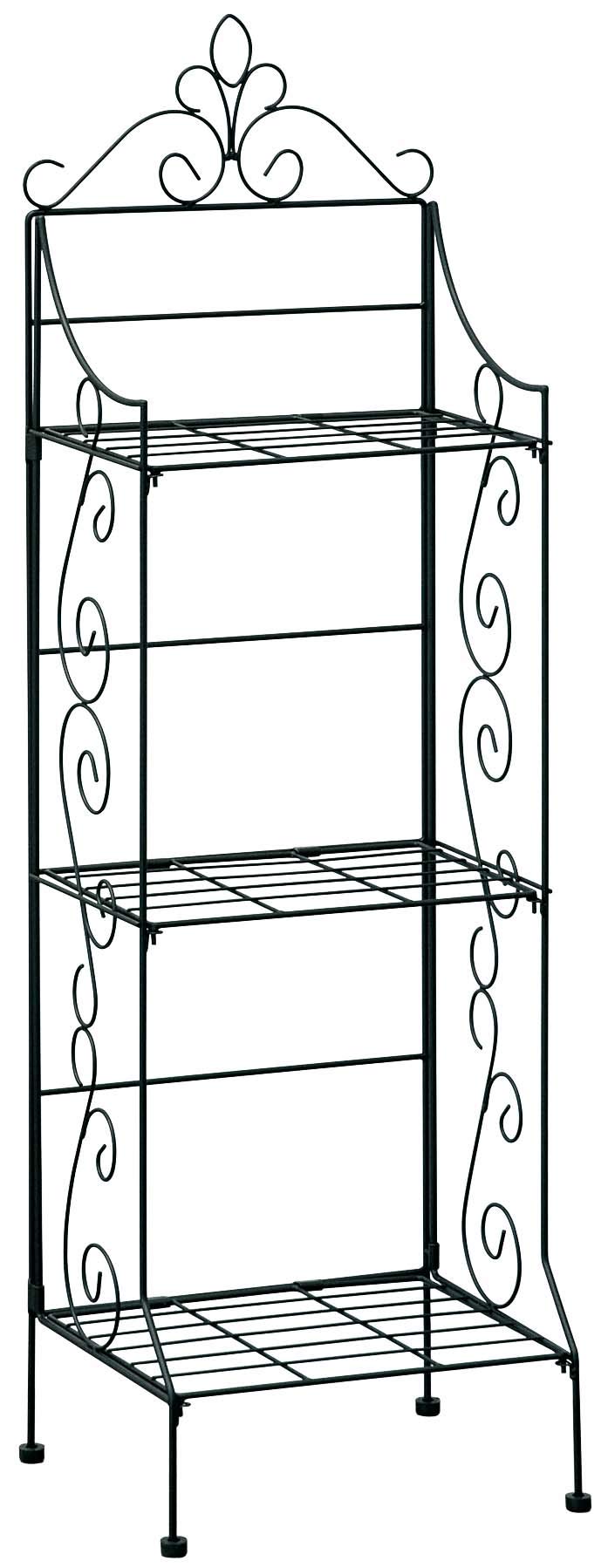 Étagère bouclés Verdemax 8577 noir 35x27x112 cm pour rangement