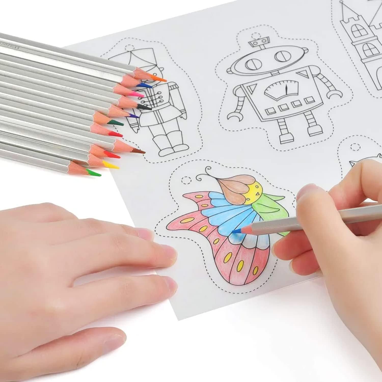 10x Krimpie Dinkie krimpfolie vellen mat - A4 - permanent marker