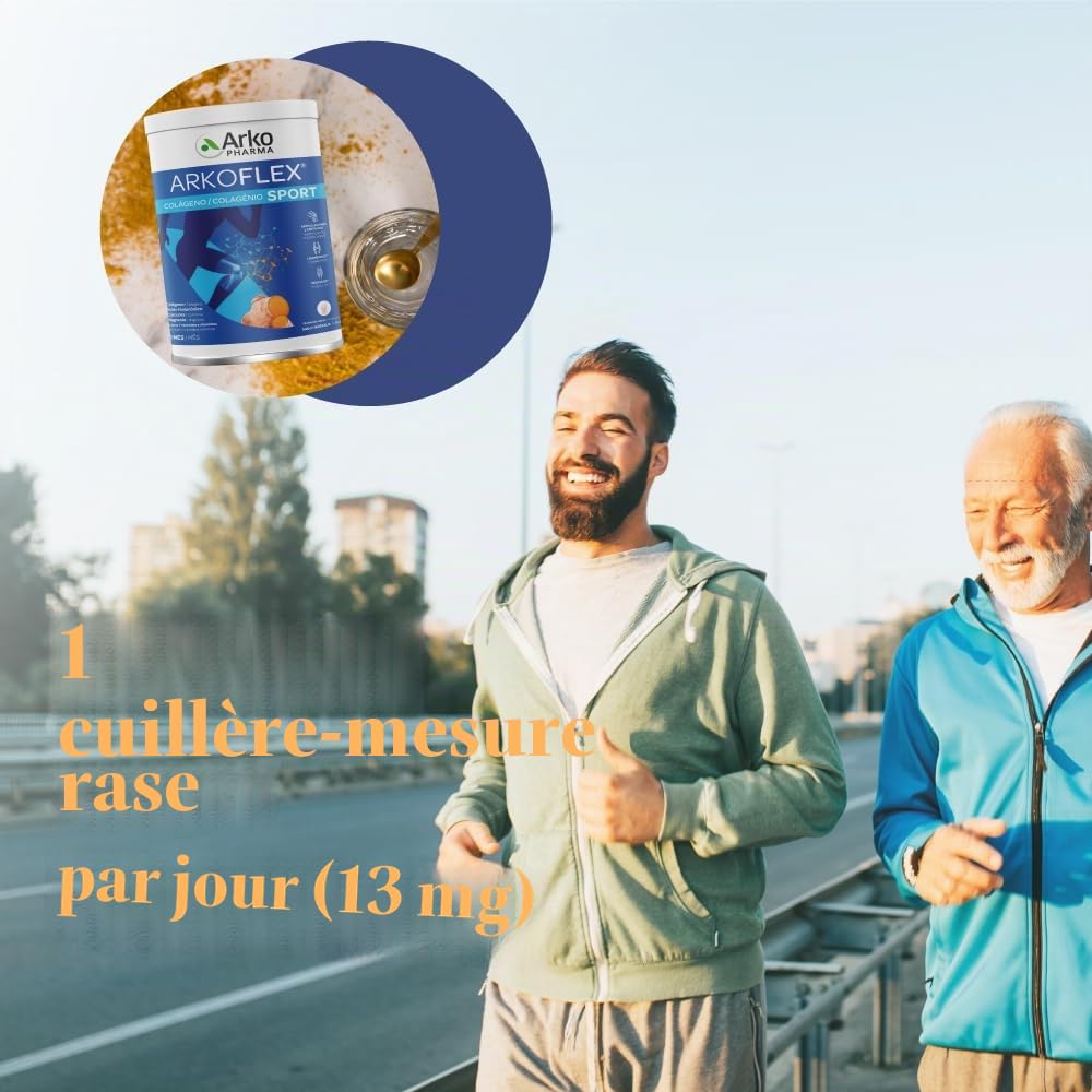 ARKOPHARMA ARKOFLEX DOLEXPERT colageno sabor naranja – produit multifonction à large champ d’application, convient à ceux qui recherchent un produit fiable au quotidien, poids 390 g et devient un alli