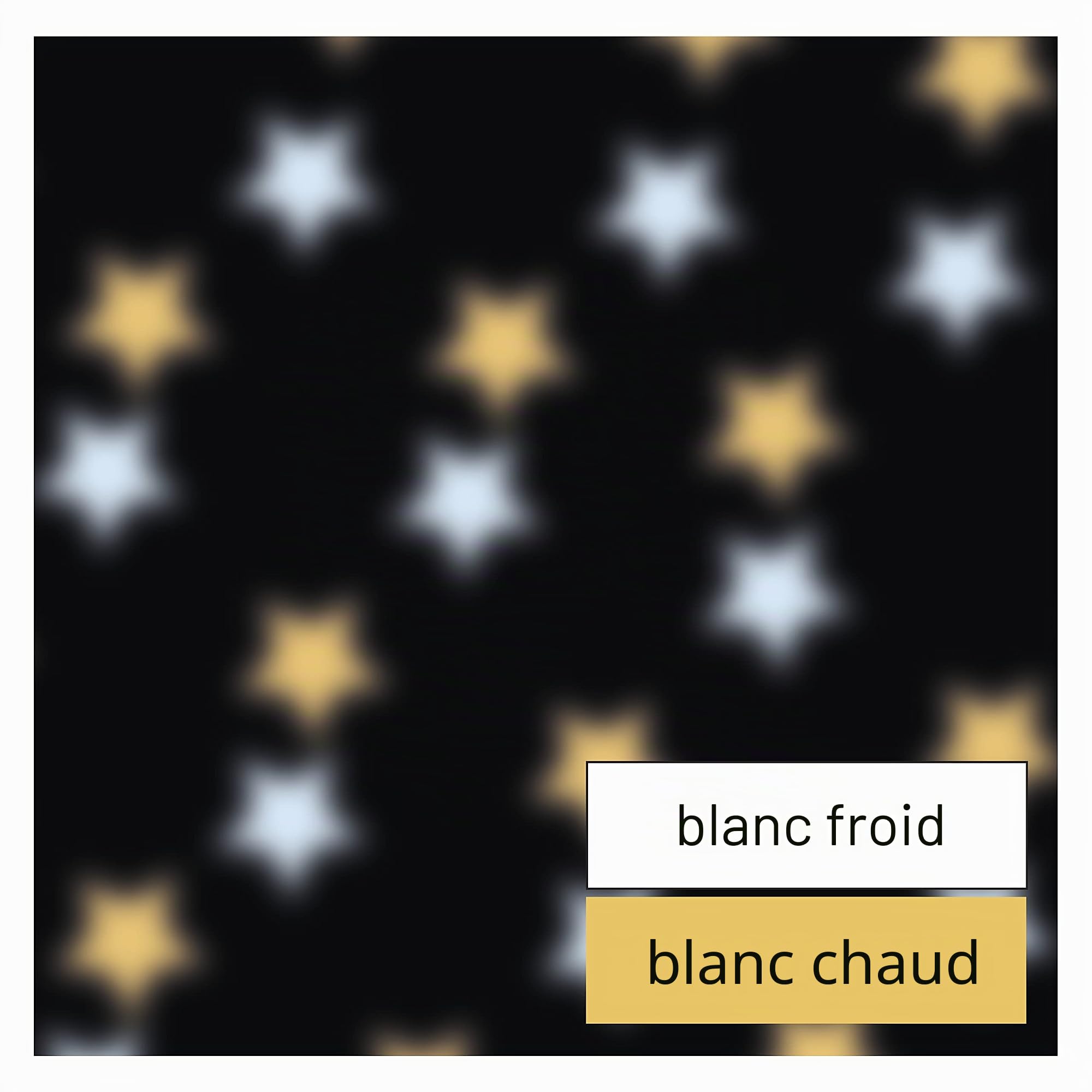 EMOS Projecteur LED étoiles, étoiles blanches et jaunes, éclairage mural efficace, projection de façade, mur et mur, IP44, éclairage de Noël pour extérieur et intérieur, câble de 3 m