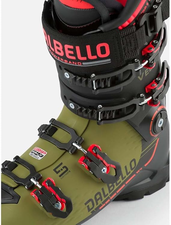 Dalbello Sports, Veloce 120 MV Ski Boot - 2026, Black/Olive, 25.5