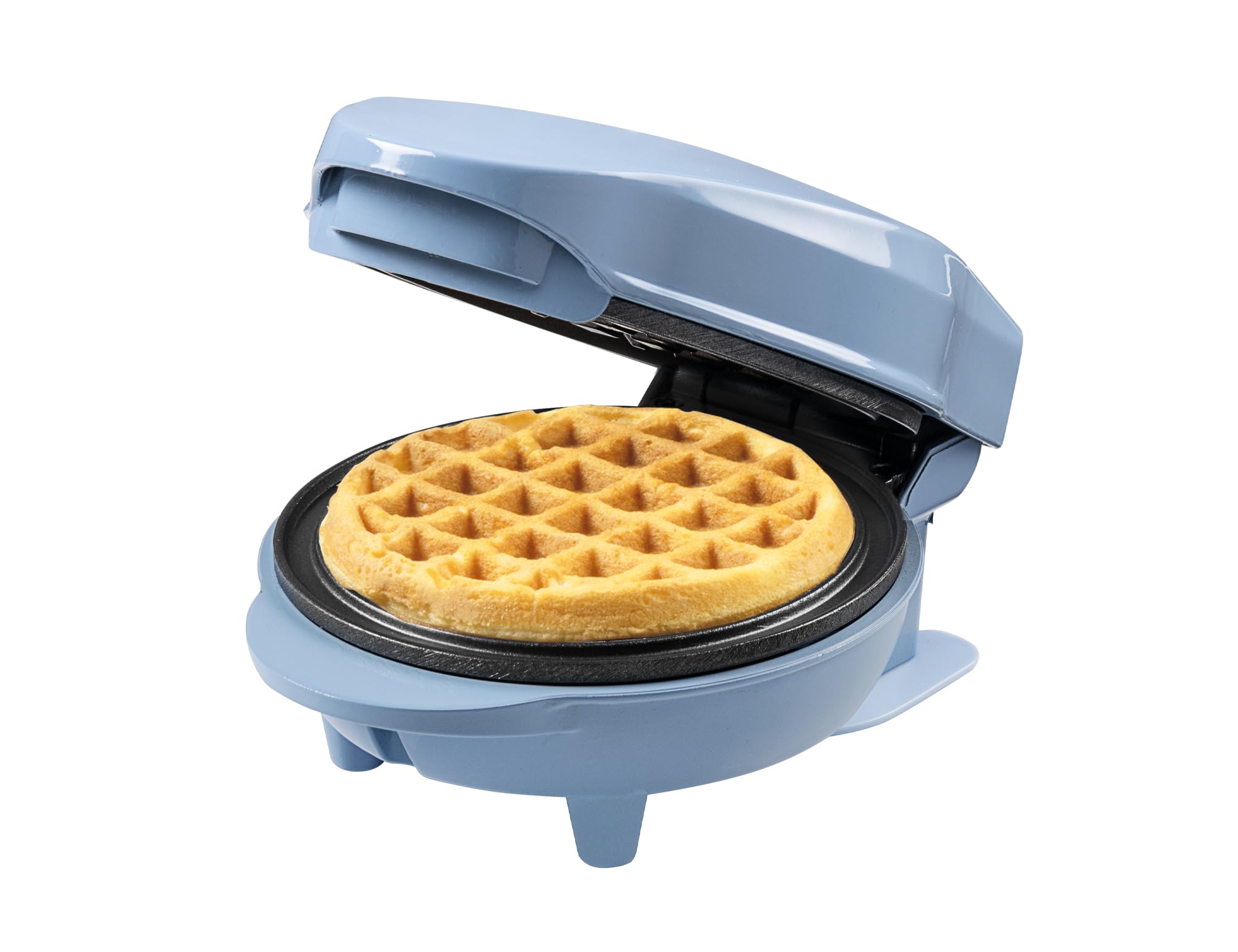 Bestron AMW500BBS Mini Waffle Maker, Alloy Steel, Blue