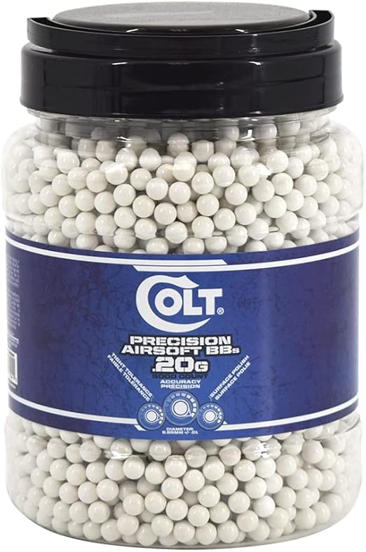 Colt Licensed Premium 0.20g Airsoft BBS High Polish