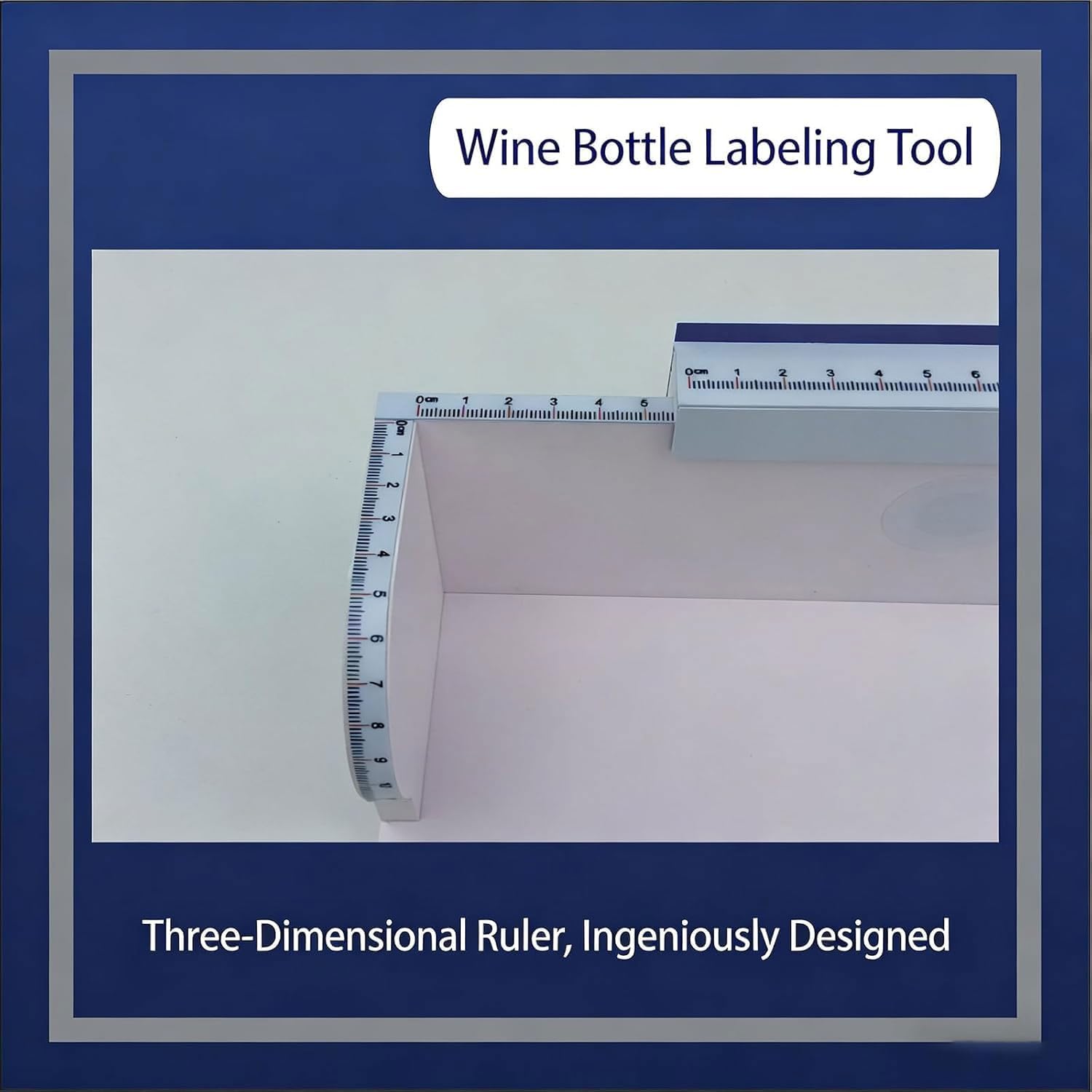 Round Bottle Labeling Machine, Label Placement Tool, Slide Positioning, Knob Fixing, Manual Bottle Neck Labeling Machine, Bottle Labeling Tools, for Small Batch Bottle Labeling, Handmade Wine Labeling
