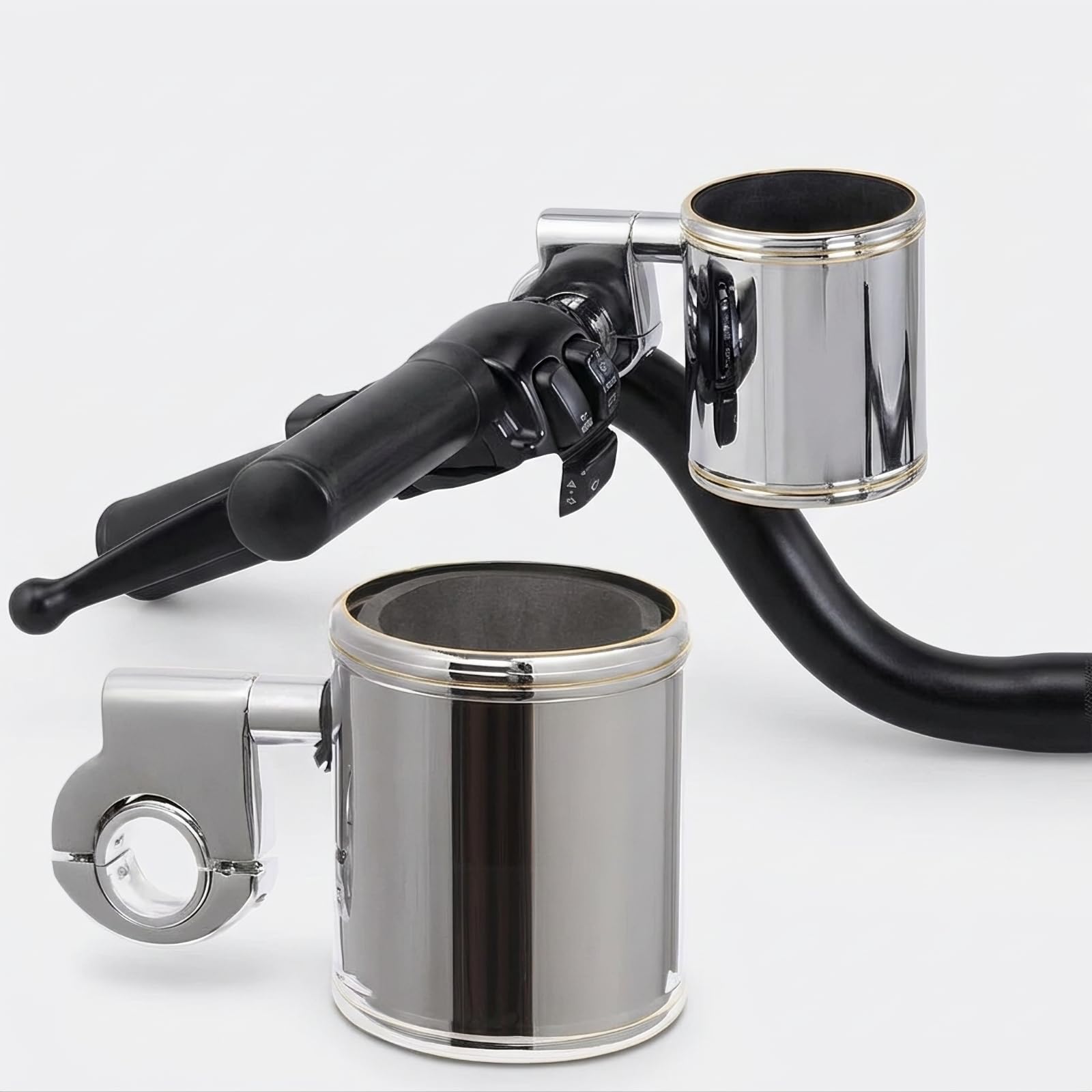 Verchromt Dosenhalter mit Klemme