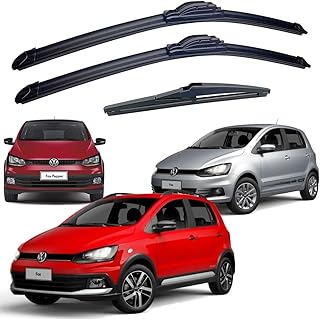 Palheta Limpador Parabrisa Fox 2003 Á 2022 Par Dianteiro e Traseiro (Fox 2013 á 2022)