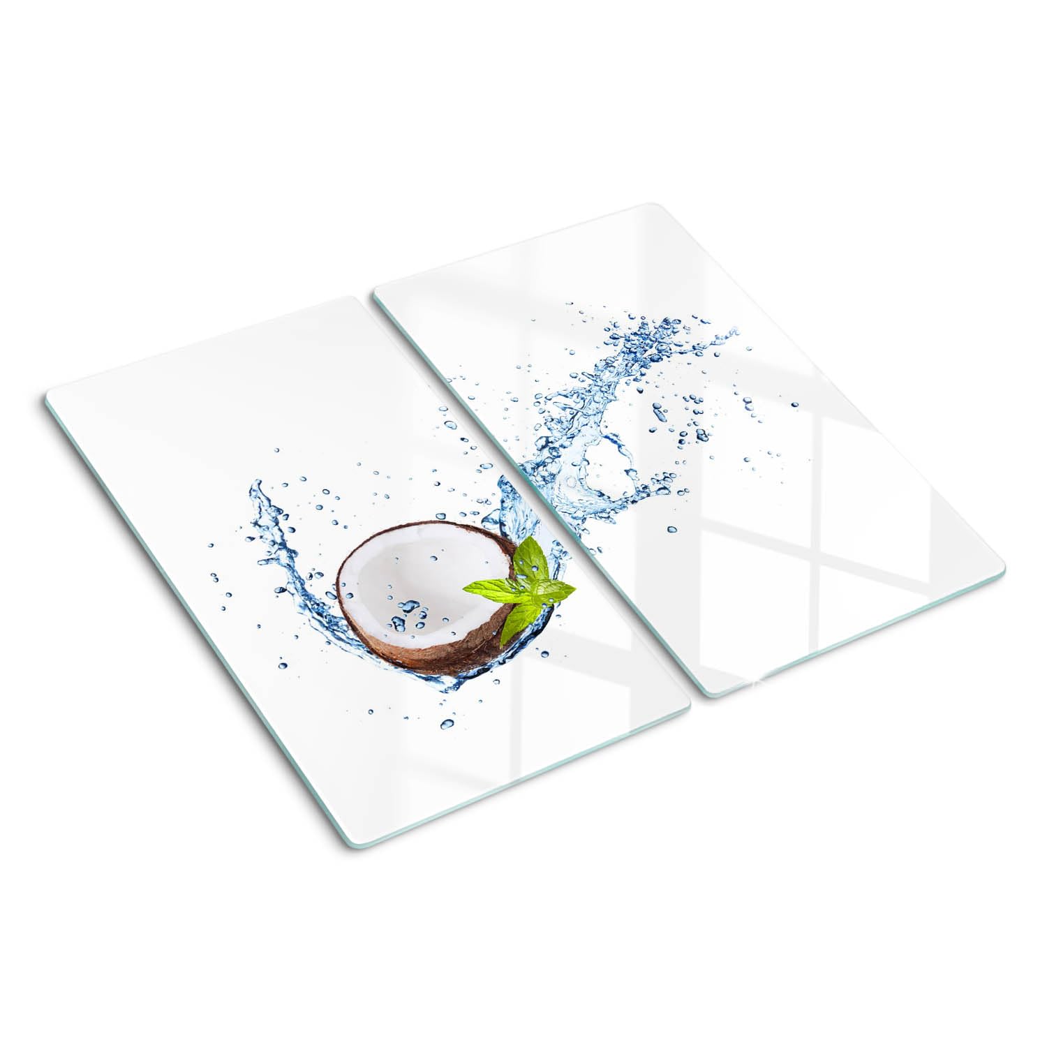 Tapis de découpe verre Tulup pour relooker la cuisine et protéger la plaque induction 30x52 cm
